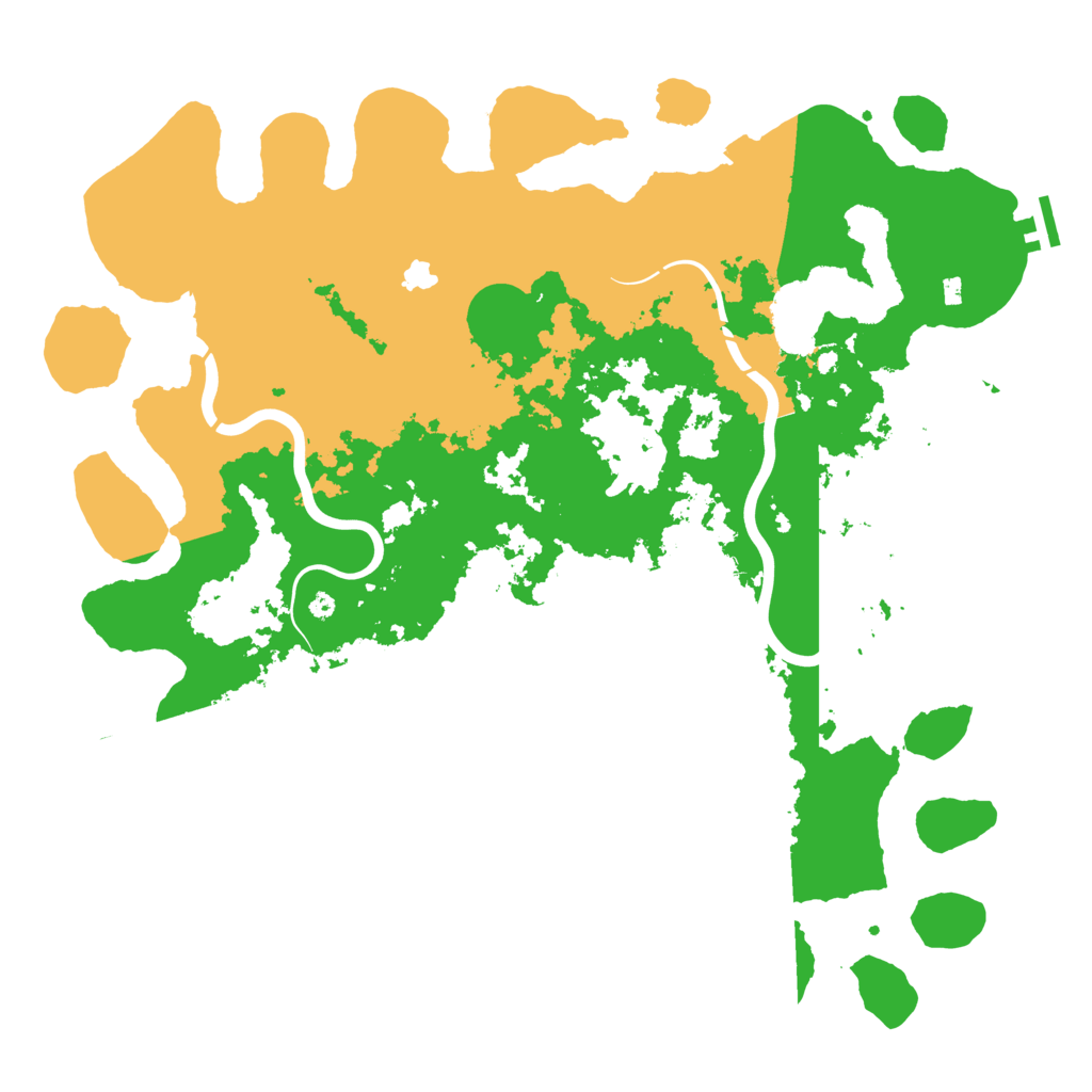 Biome Rust Map: Procedural Map, Size: 4300, Seed: 10838