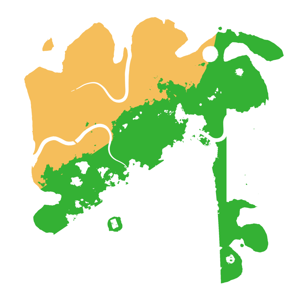 Biome Rust Map: Procedural Map, Size: 3500, Seed: 900728816