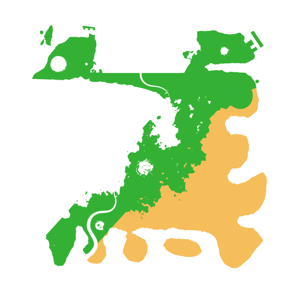 Biome Rust Map: Procedural Map, Size: 3250, Seed: 3486489