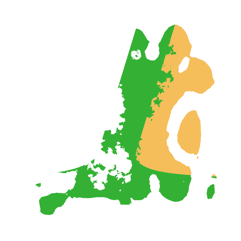 Biome Rust Map: Procedural Map, Size: 2500, Seed: 1791918072