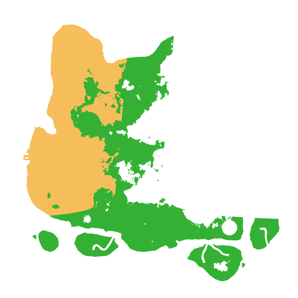 Biome Rust Map: Procedural Map, Size: 3500, Seed: 725353184