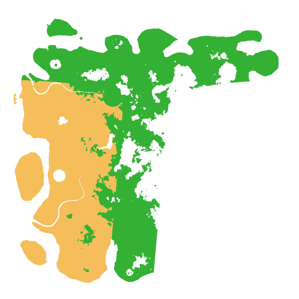 Biome Rust Map: Procedural Map, Size: 4300, Seed: 46116