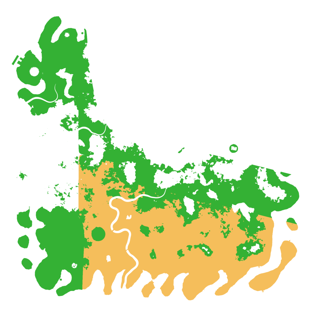 Biome Rust Map: Procedural Map, Size: 6000, Seed: 348361826