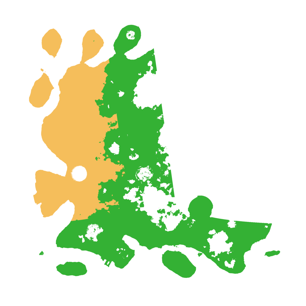 Biome Rust Map: Procedural Map, Size: 3500, Seed: 739064185