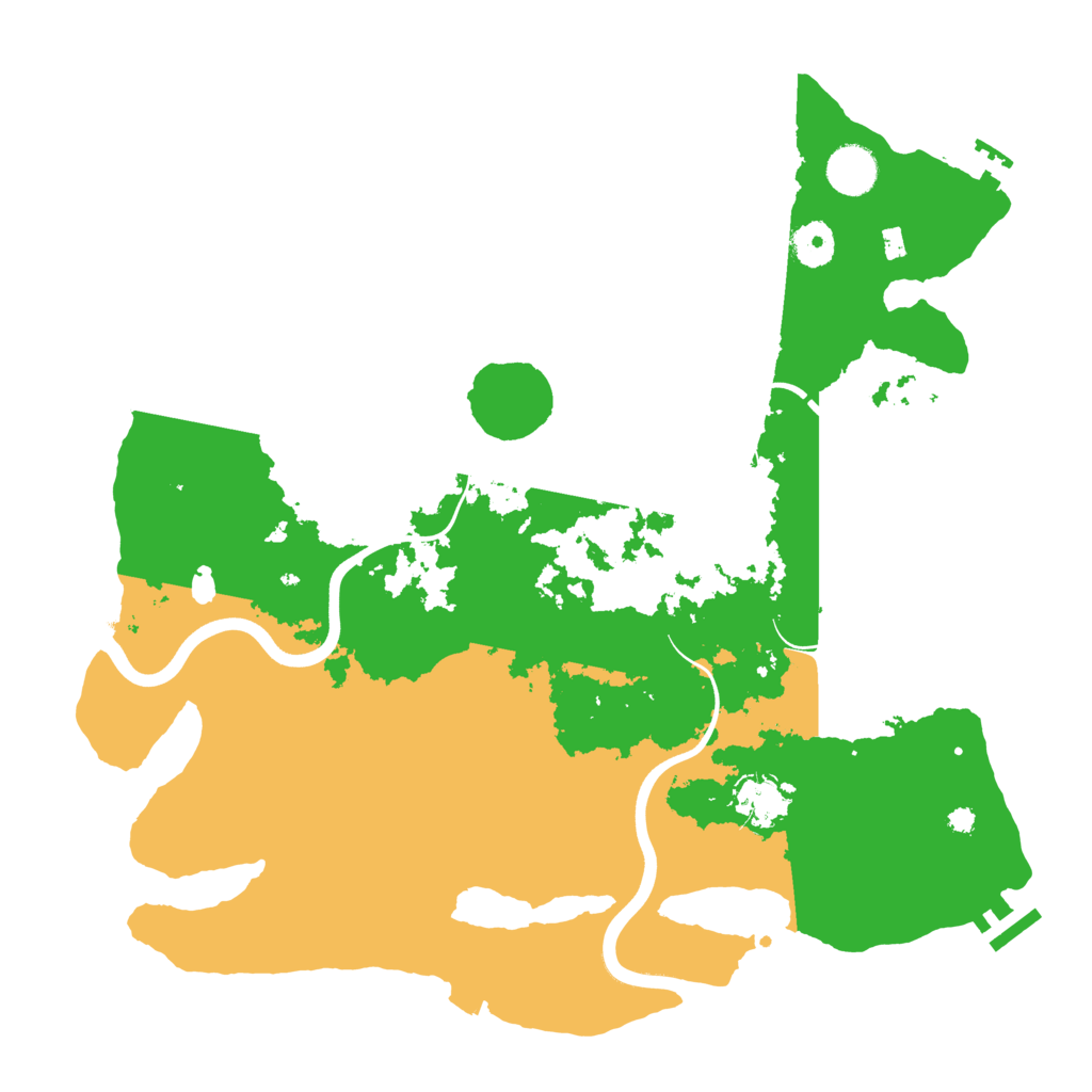 Biome Rust Map: Procedural Map, Size: 3800, Seed: 748637508