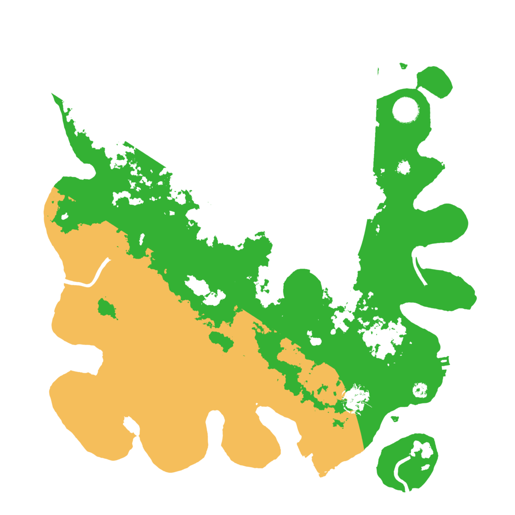 Biome Rust Map: Procedural Map, Size: 3500, Seed: 2092016523