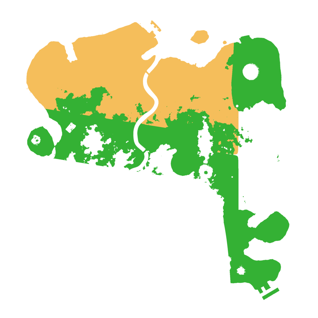 Biome Rust Map: Procedural Map, Size: 3500, Seed: 1900796255