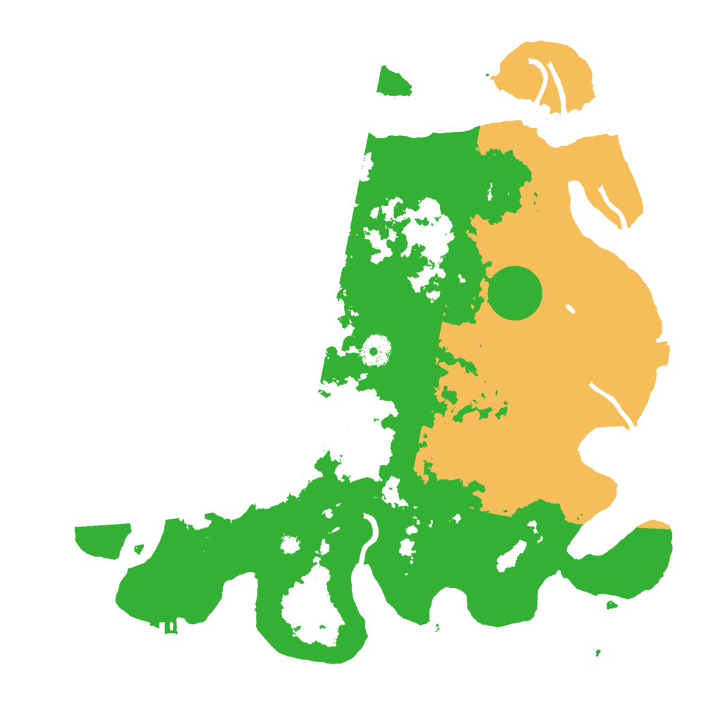 Biome Rust Map: Procedural Map, Size: 3500, Seed: 1015273345