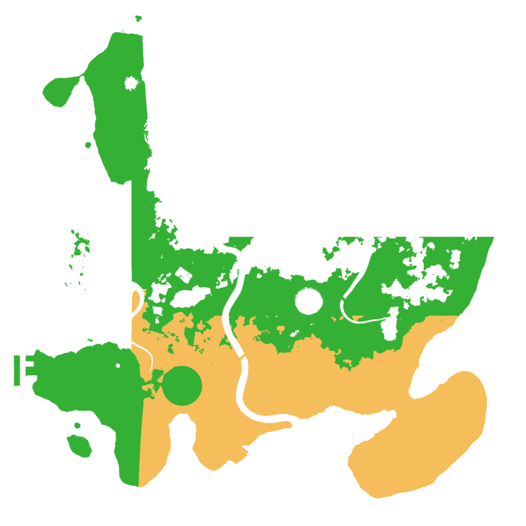 Biome Rust Map: Procedural Map, Size: 3500, Seed: 108112882