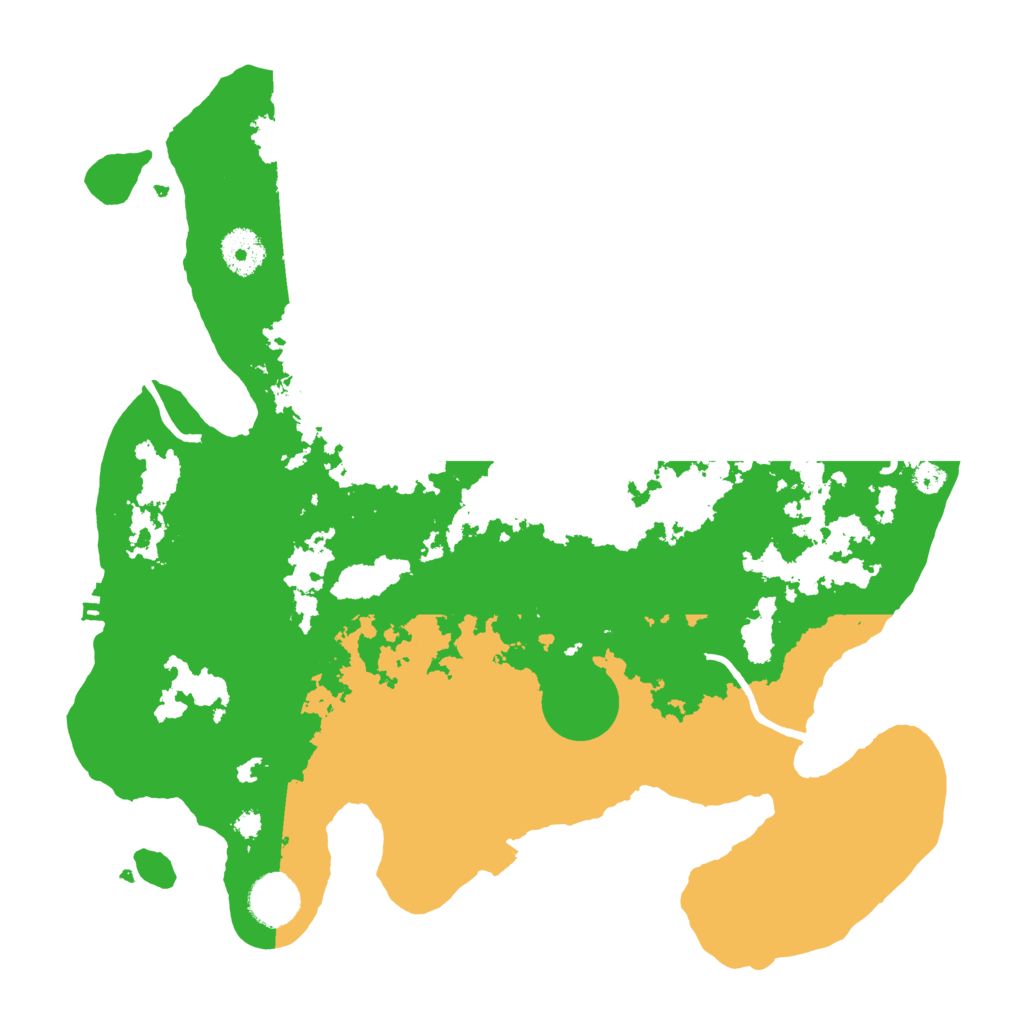 Biome Rust Map: Procedural Map, Size: 3500, Seed: 108112882