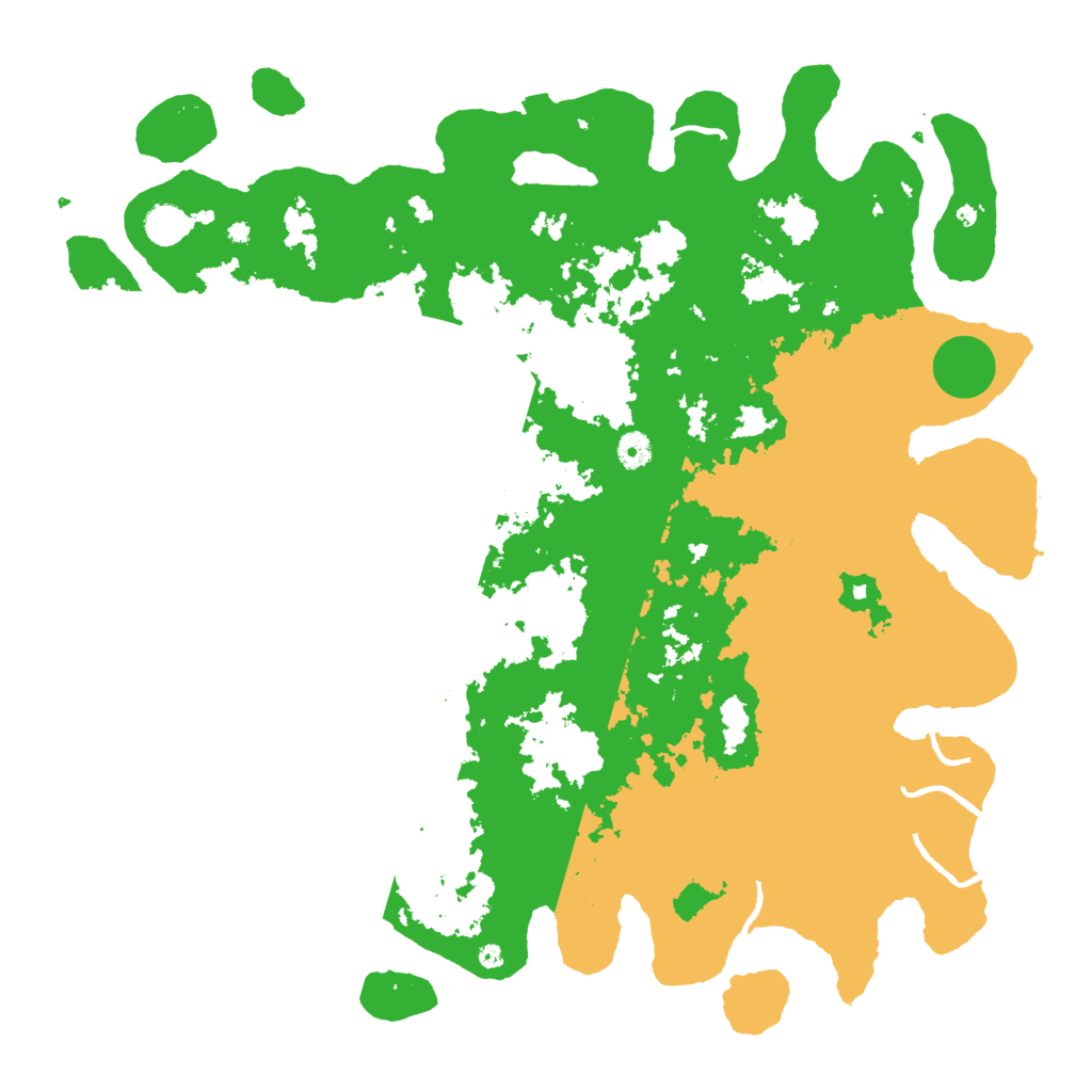 Biome Rust Map: Procedural Map, Size: 4600, Seed: 8445