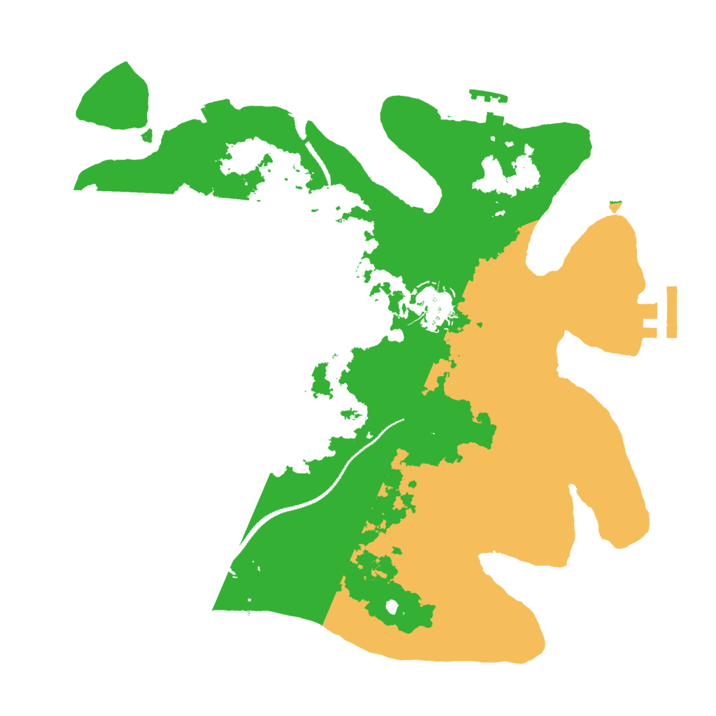 Biome Rust Map: Procedural Map, Size: 2800, Seed: 1010013327