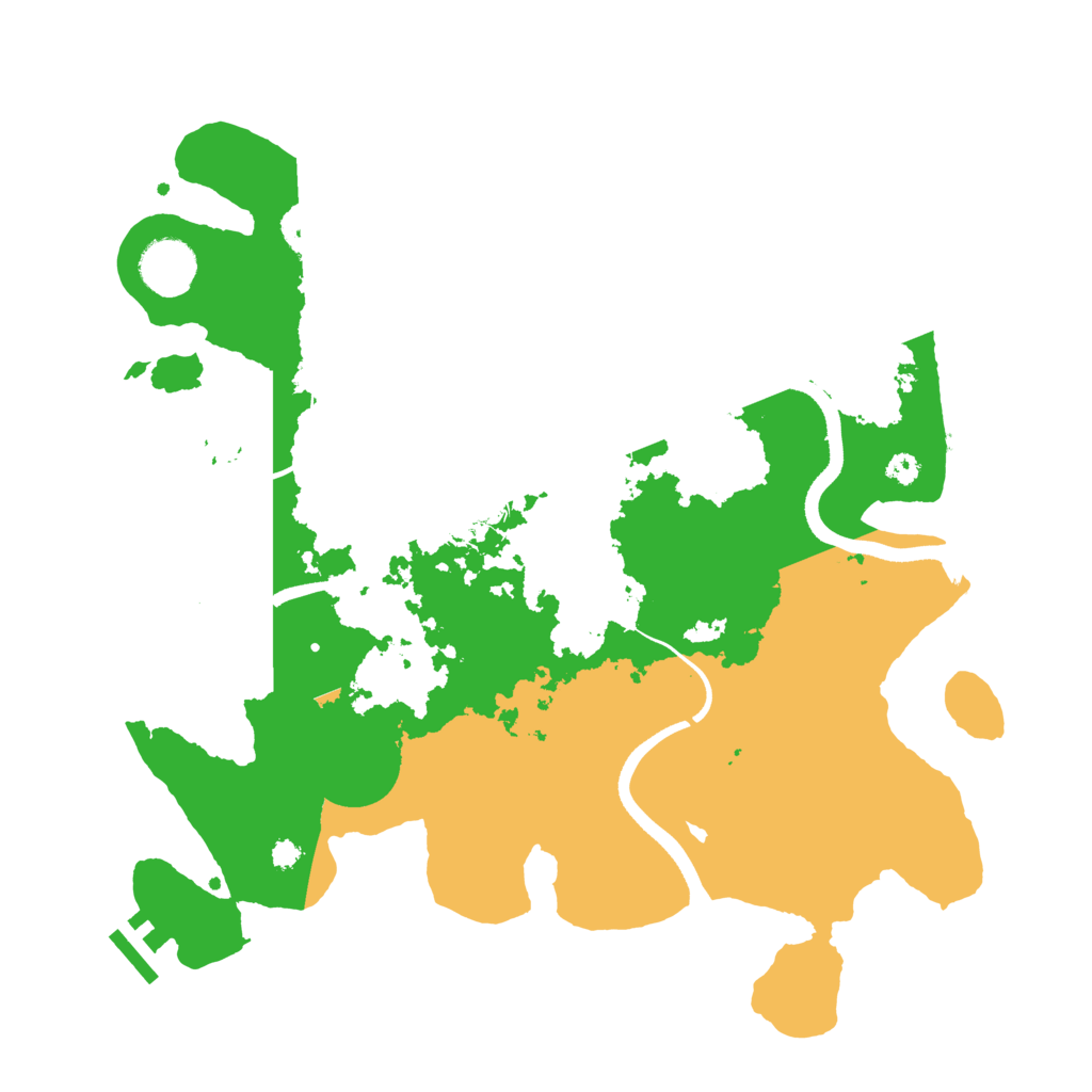 Biome Rust Map: Procedural Map, Size: 3500, Seed: 2147387283