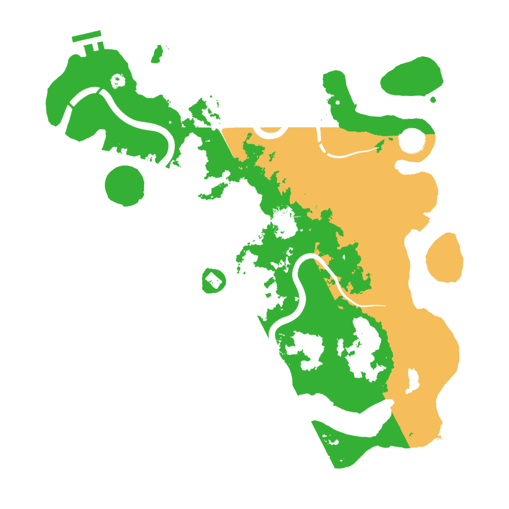 Biome Rust Map: Procedural Map, Size: 3500, Seed: 1494488768