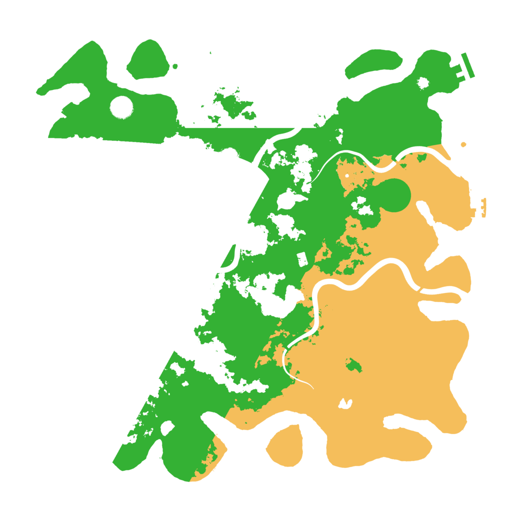 Biome Rust Map: Procedural Map, Size: 4000, Seed: 76957468