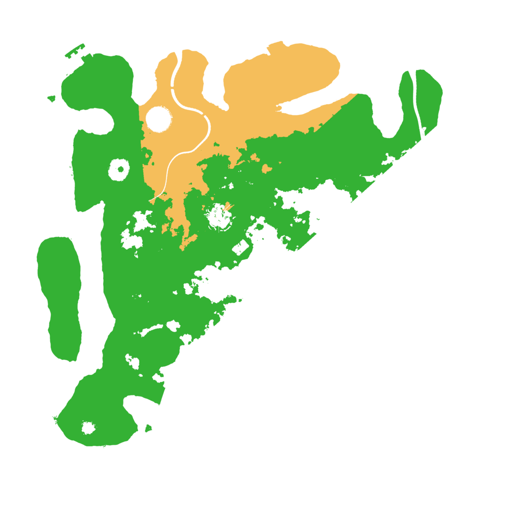 Biome Rust Map: Procedural Map, Size: 3500, Seed: 649305446