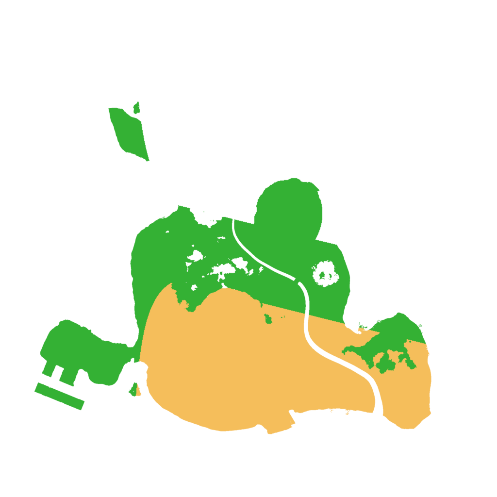 Biome Rust Map: Procedural Map, Size: 2000, Seed: 5236234