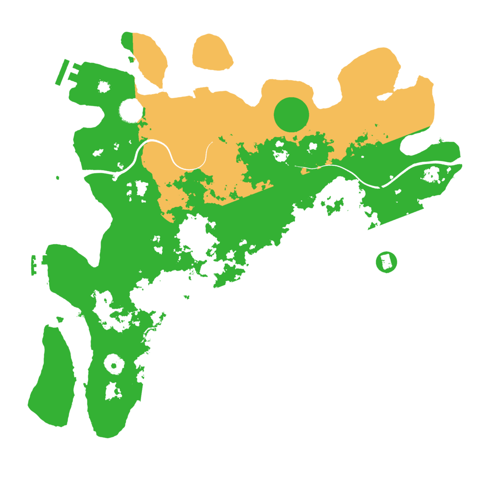 Biome Rust Map: Procedural Map, Size: 3750, Seed: 1007362474