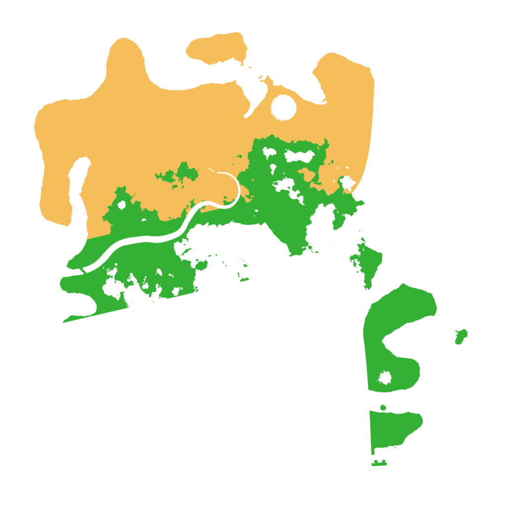 Biome Rust Map: Procedural Map, Size: 3500, Seed: 167252525