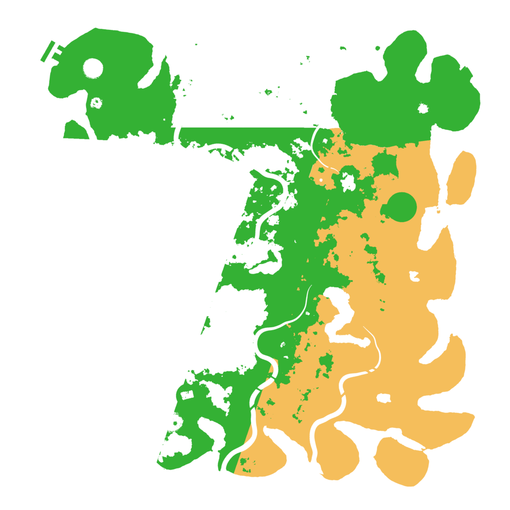 Biome Rust Map: Procedural Map, Size: 4500, Seed: 117174249