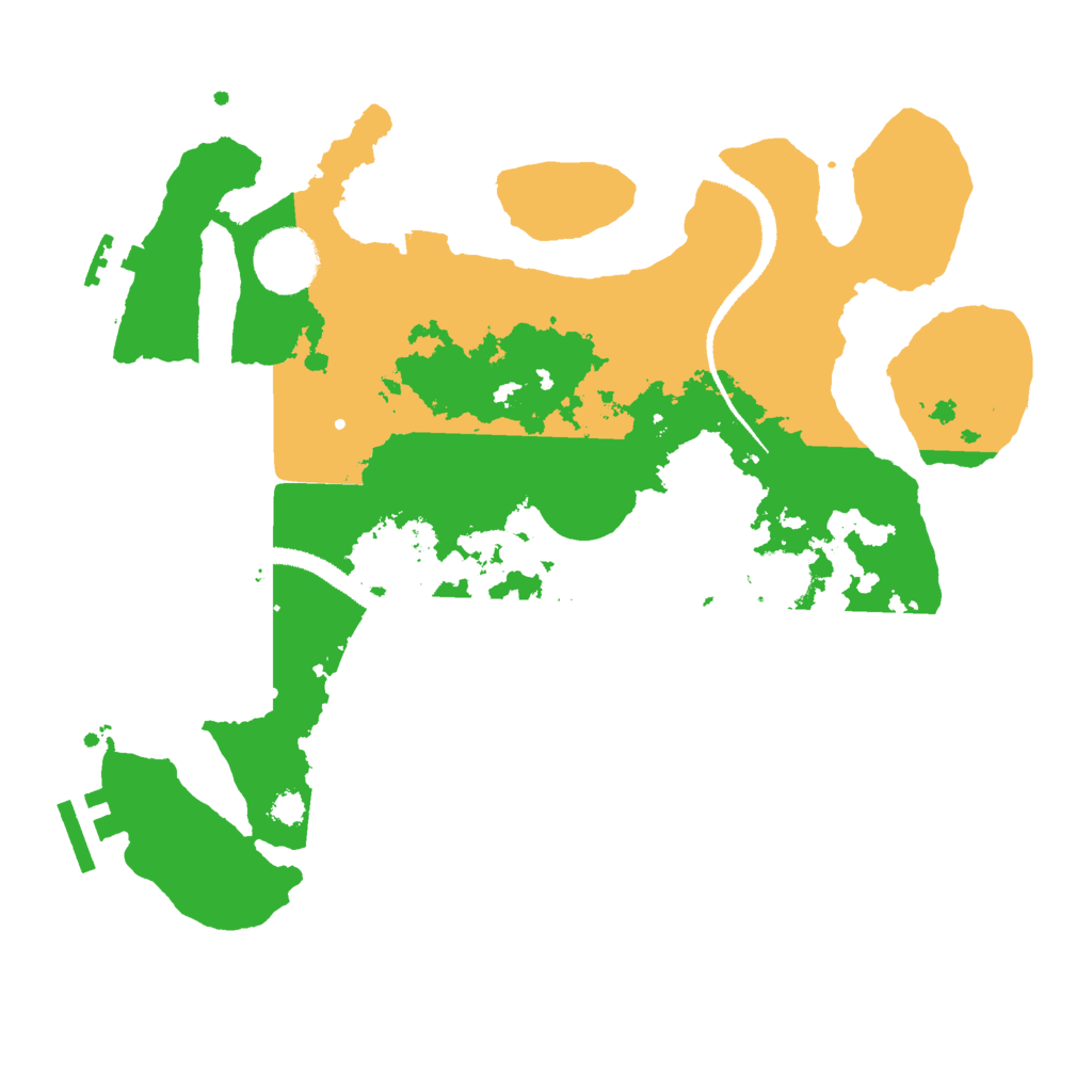 Biome Rust Map: Procedural Map, Size: 3000, Seed: 1977279577