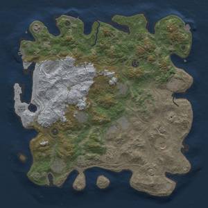 Thumbnail Rust Map: Procedural Map, Size: 4250, Seed: 886175968, 19 Monuments