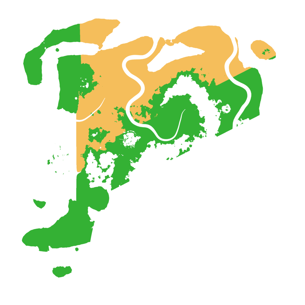 Biome Rust Map: Procedural Map, Size: 3500, Seed: 1047070721