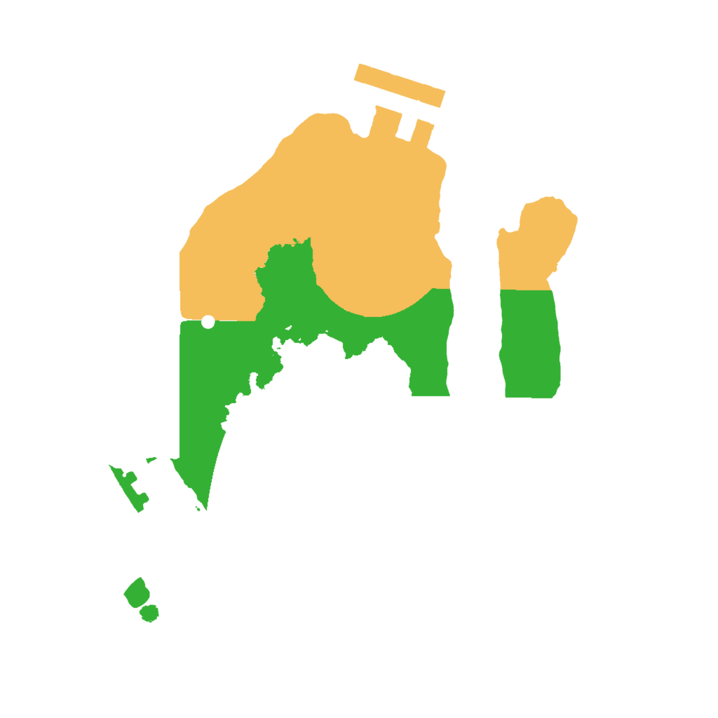 Biome Rust Map: Procedural Map, Size: 1600, Seed: 355433555