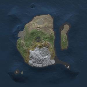 Thumbnail Rust Map: Procedural Map, Size: 1600, Seed: 355433555, 4 Monuments