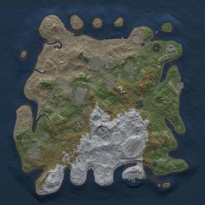 Thumbnail Rust Map: Procedural Map, Size: 3750, Seed: 812338, 18 Monuments