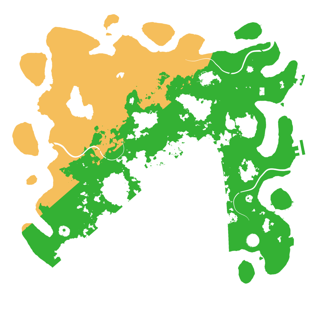 Biome Rust Map: Procedural Map, Size: 4250, Seed: 1735