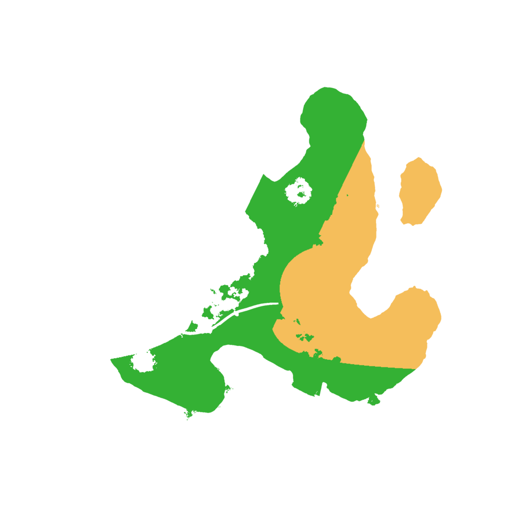 Biome Rust Map: Procedural Map, Size: 2000, Seed: 286049273