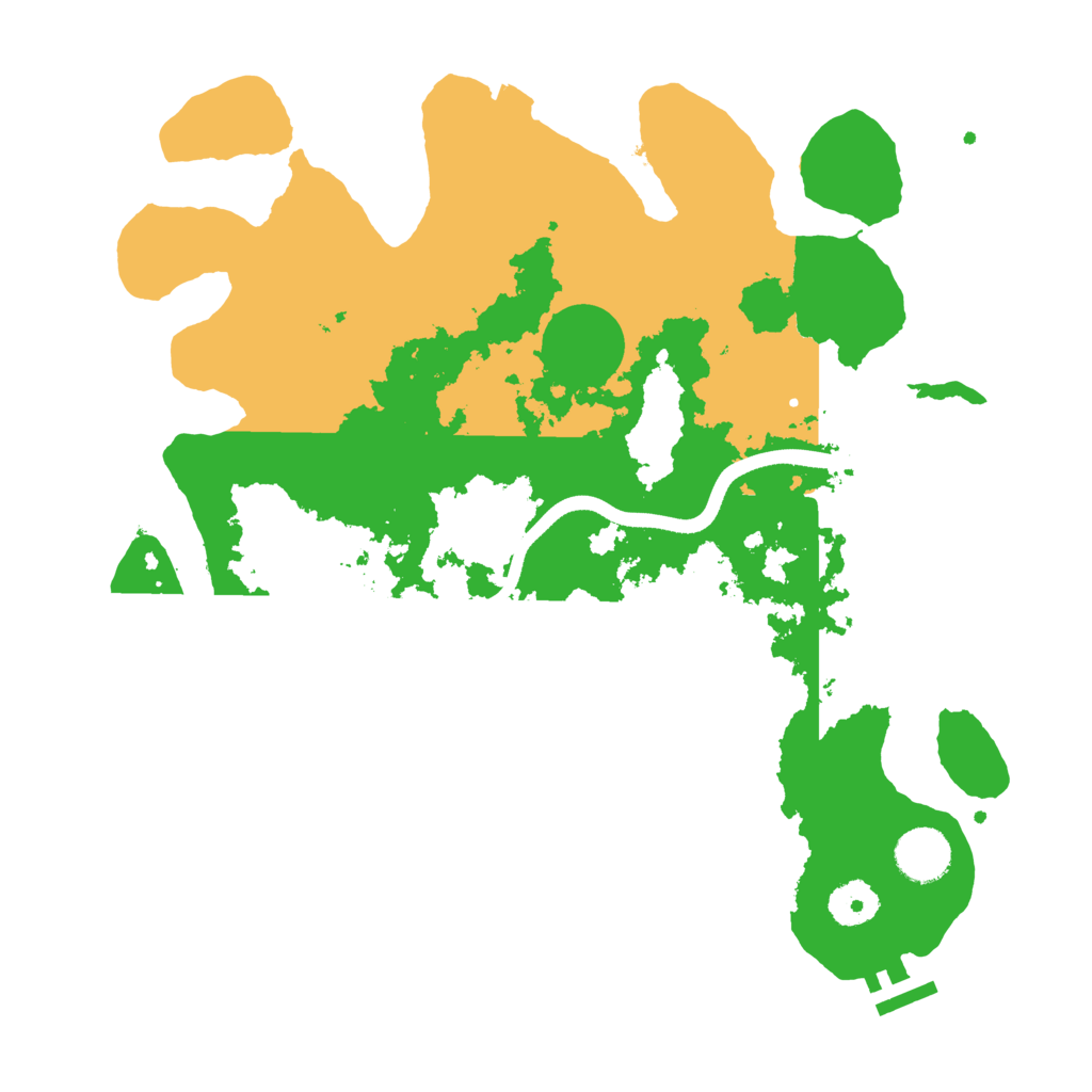 Biome Rust Map: Procedural Map, Size: 3500, Seed: 1886886114