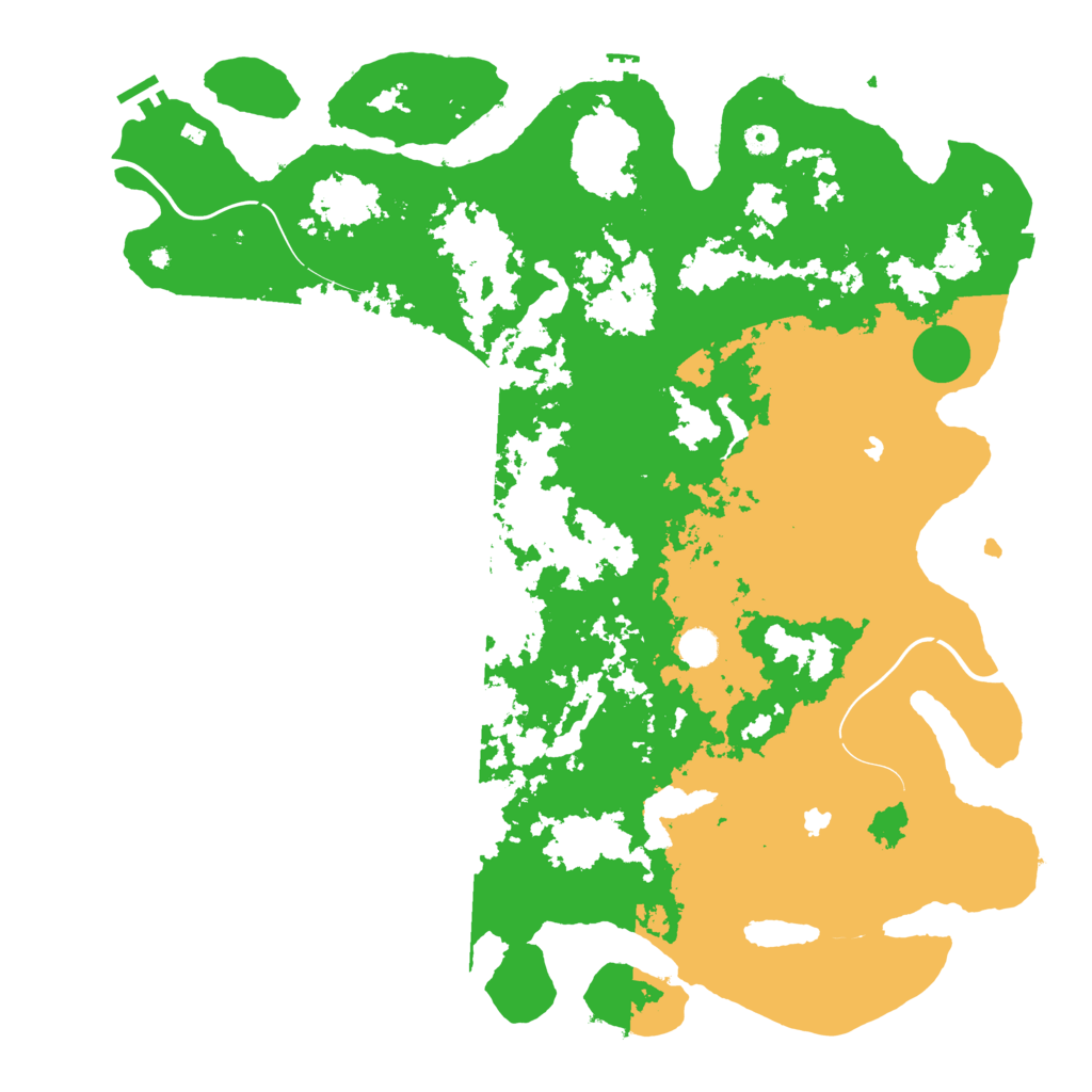 Biome Rust Map: Procedural Map, Size: 5000, Seed: 1178007282