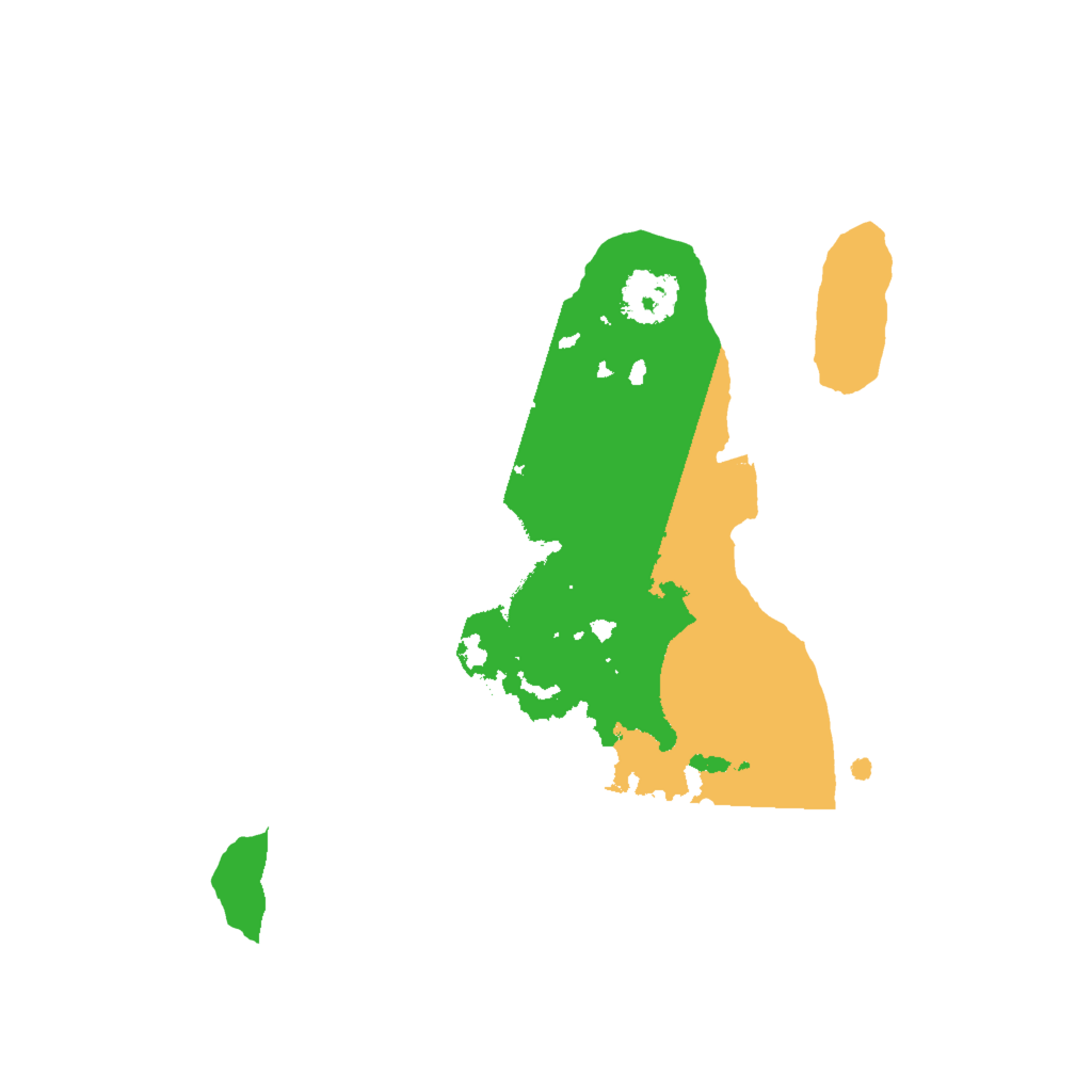 Biome Rust Map: Procedural Map, Size: 2000, Seed: 1791918072