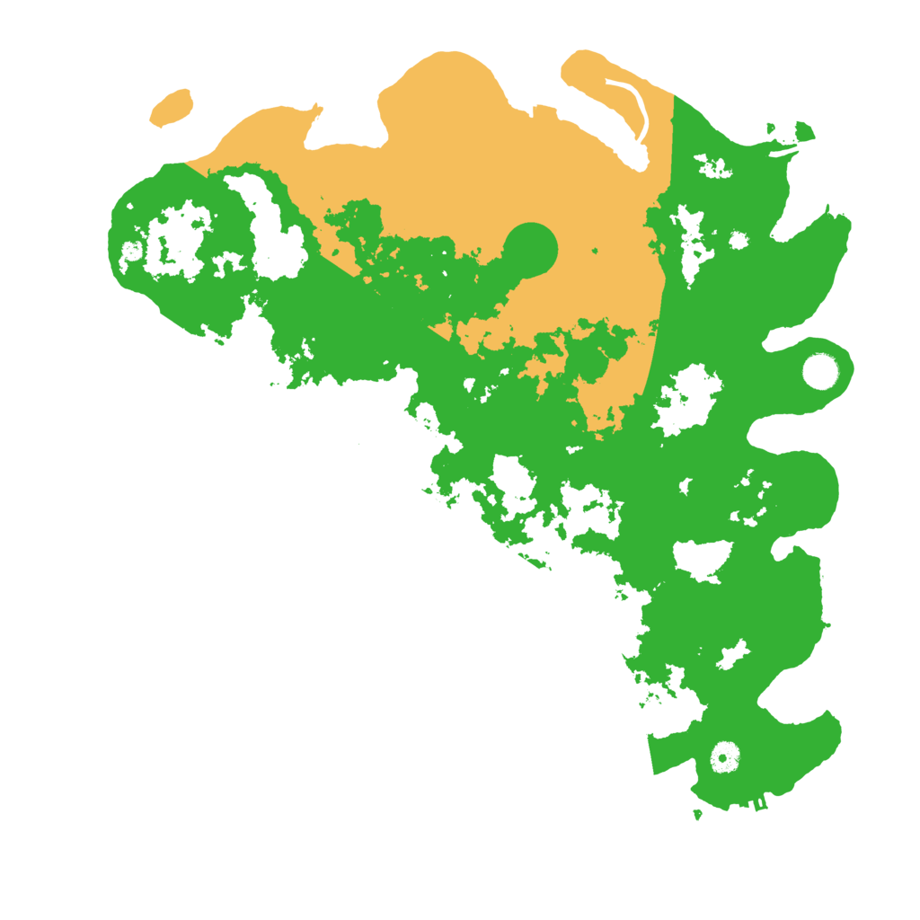Biome Rust Map: Procedural Map, Size: 4500, Seed: 3645666