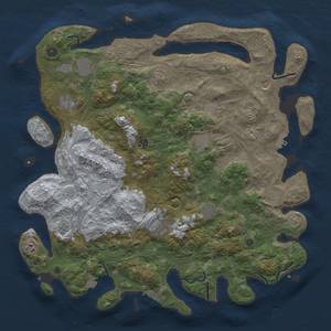 Thumbnail Rust Map: Procedural Map, Size: 4750, Seed: 511, 19 Monuments