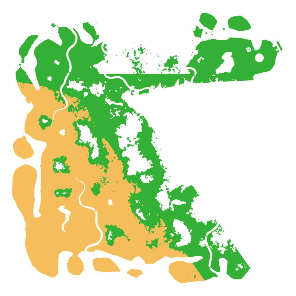 Biome Rust Map: Procedural Map, Size: 6000, Seed: 8612