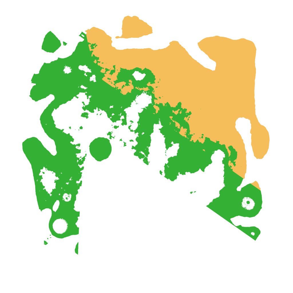 Biome Rust Map: Procedural Map, Size: 3500, Seed: 6423057