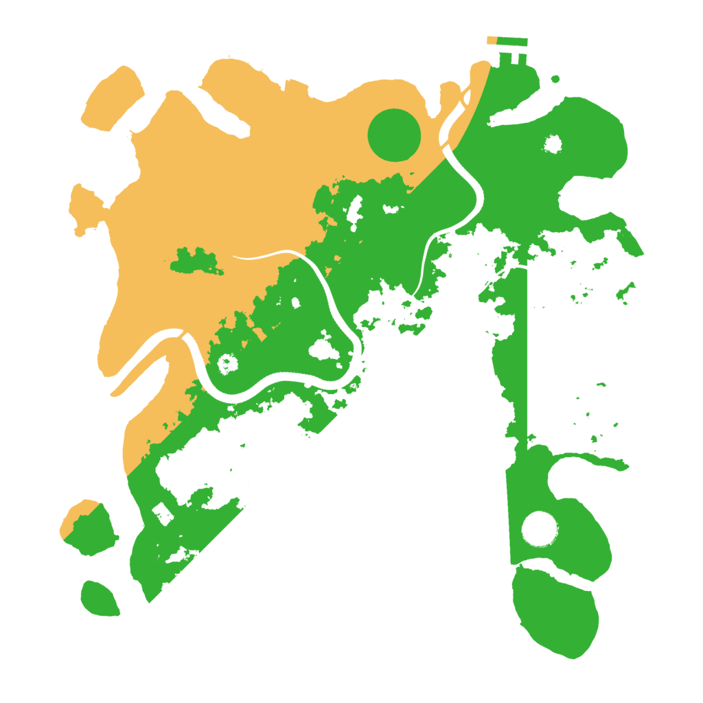 Biome Rust Map: Procedural Map, Size: 3500, Seed: 1287451412