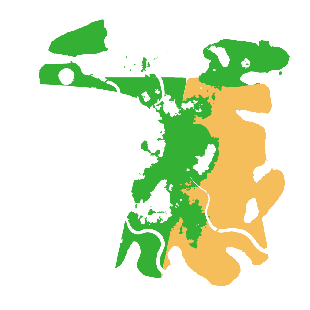 Biome Rust Map: Procedural Map, Size: 3500, Seed: 1674824421