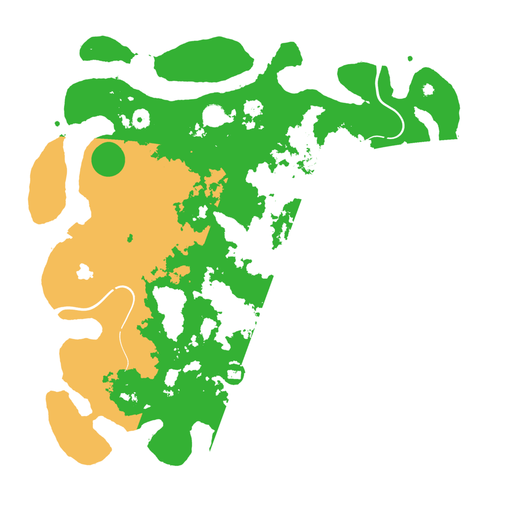 Biome Rust Map: Procedural Map, Size: 4000, Seed: 32487632