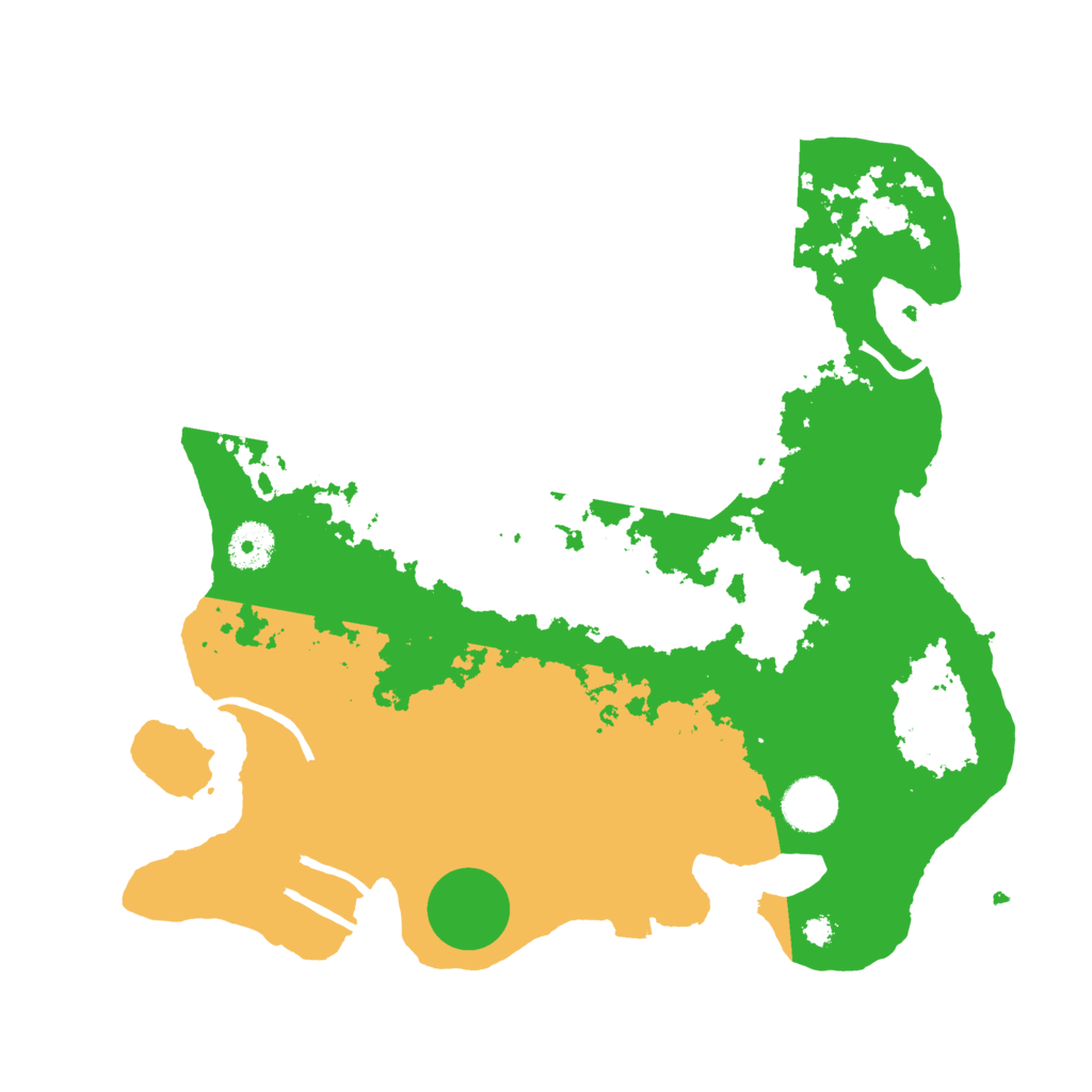 Biome Rust Map: Procedural Map, Size: 3500, Seed: 1248651491