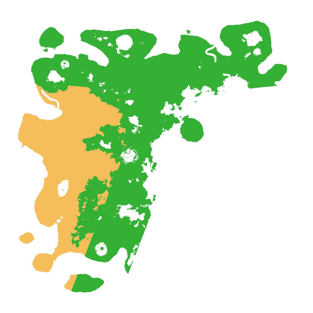 Biome Rust Map: Procedural Map, Size: 3700, Seed: 83022512