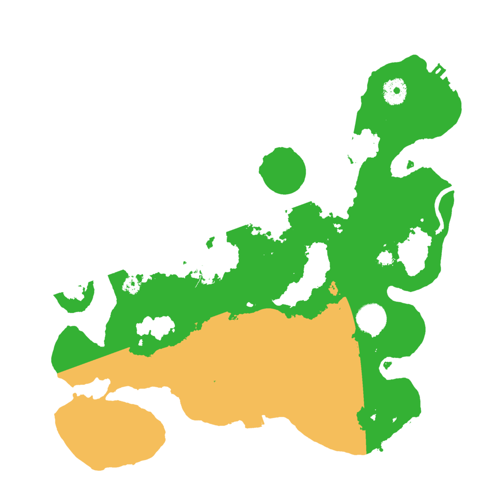 Biome Rust Map: Procedural Map, Size: 3000, Seed: 1292067543