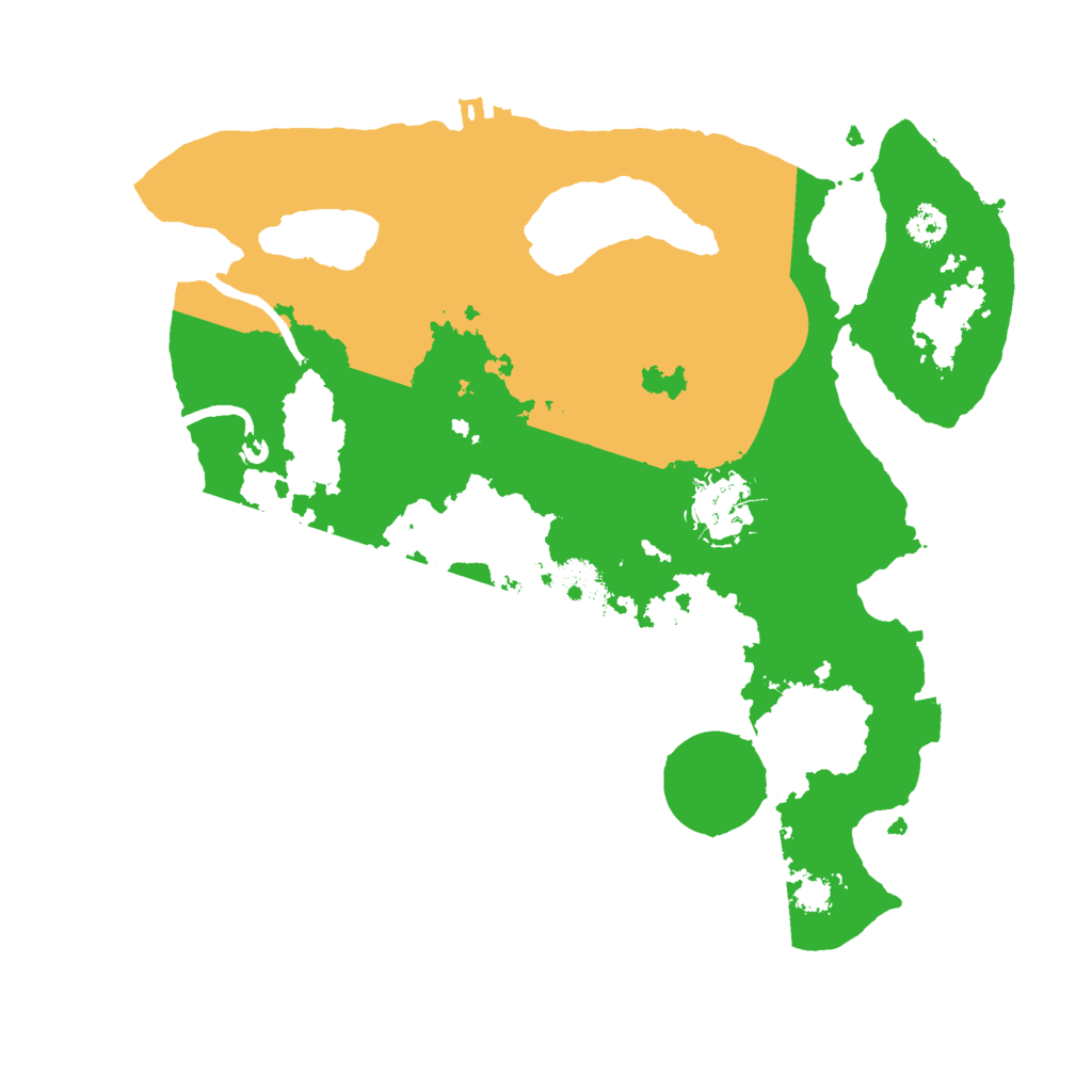 Biome Rust Map: Procedural Map, Size: 2850, Seed: 7