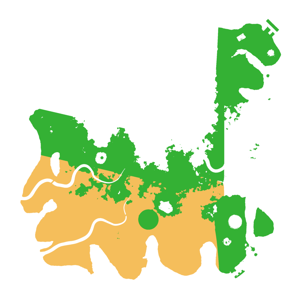 Biome Rust Map: Procedural Map, Size: 3900, Seed: 3875872
