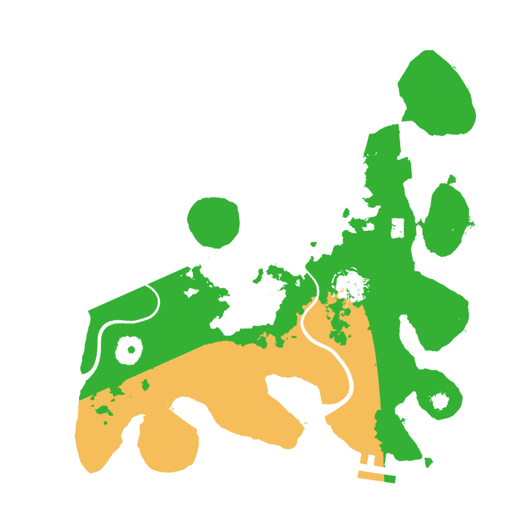Biome Rust Map: Procedural Map, Size: 2800, Seed: 306565310
