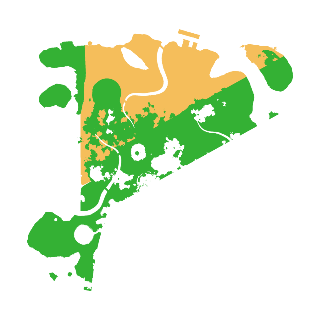 Biome Rust Map: Procedural Map, Size: 3000, Seed: 176217854