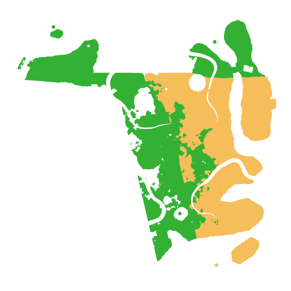 Biome Rust Map: Procedural Map, Size: 3250, Seed: 220324883